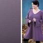 Preview: Romanitjersey Pia mit Glitzerstreifen, violett